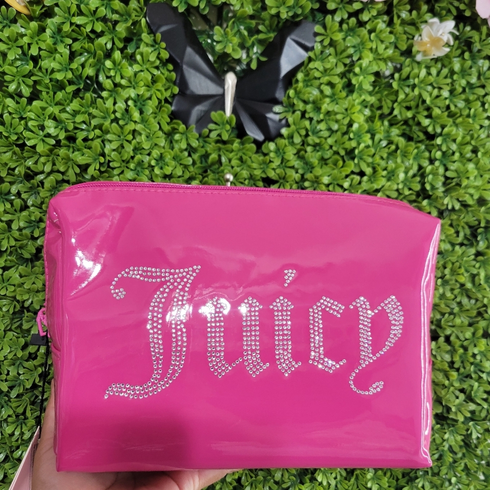 Juicy couture pink comectic bag
